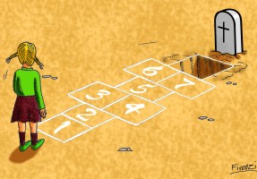 2013-2012 - Fax for Peace, Fax for Tolerance - Firoozi Behrooz Parsabad - IRAN -  1st prize Satirical Drawing