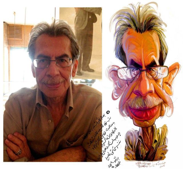 Kambiz Derambakhsh by Bozorgmehr Hosseinpur on Derambakhsh's birthday in June 2012