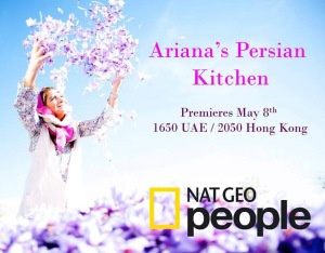 Iranian American Chef Ariana Bundy TV Show in NAT GEO People Ariana's Persian Kitchen 2